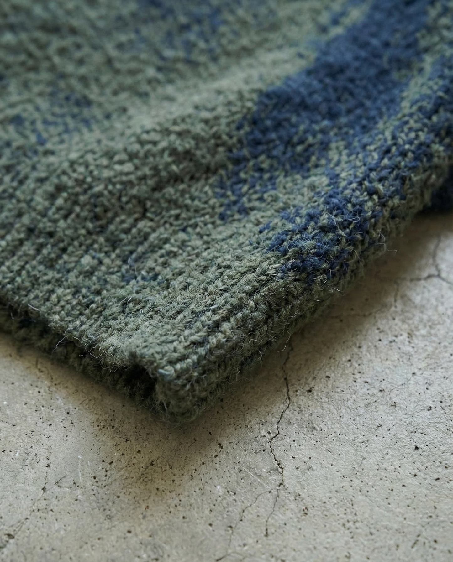 Ex©Industry KnitRib Sweater Matcha Blueberry