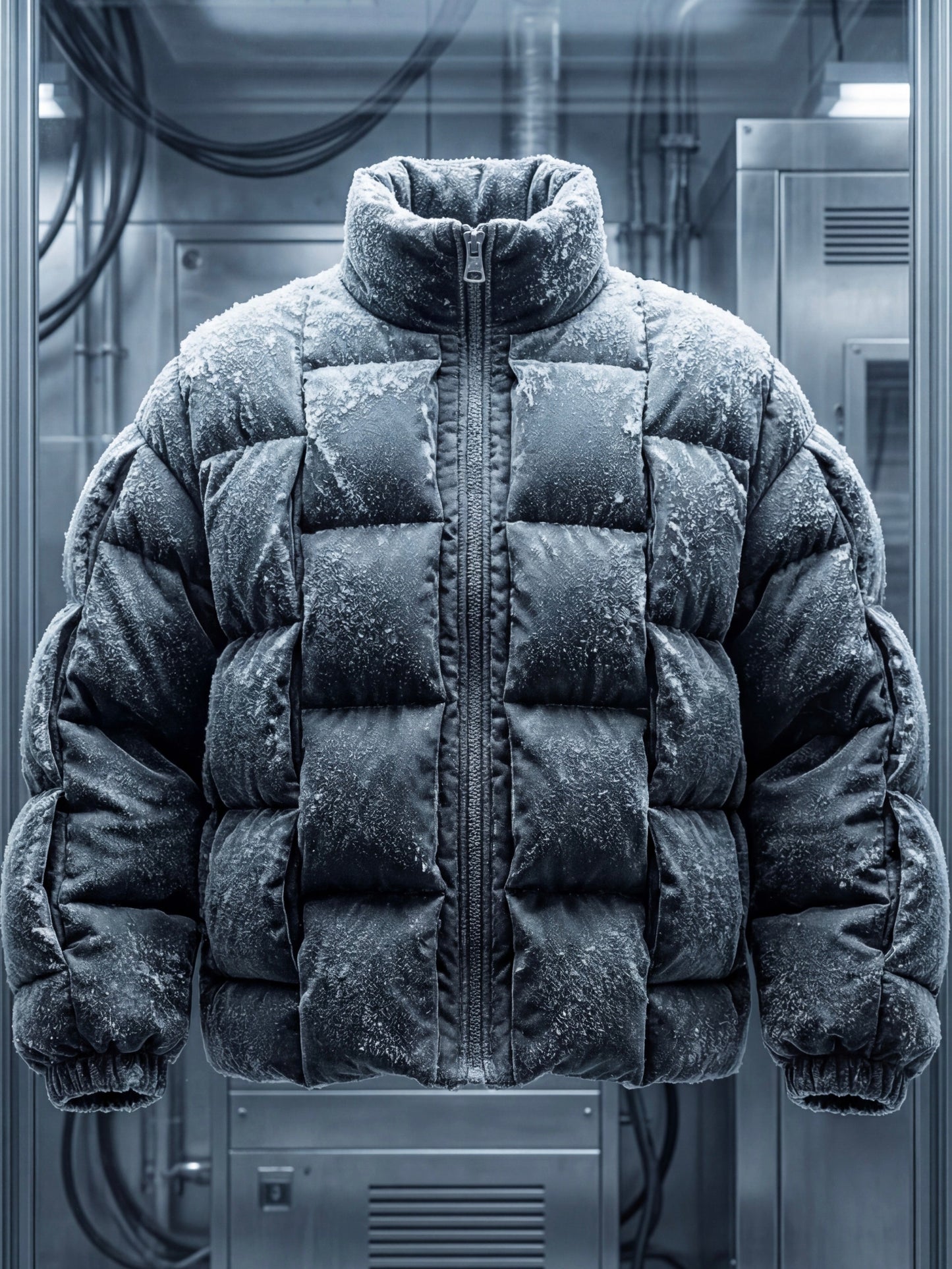 Pixel Power Puff Jacke Schwarz