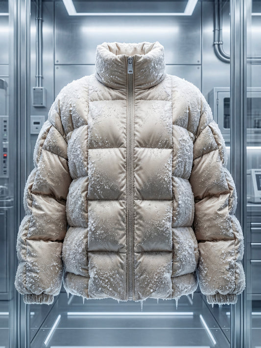 Pixel Power Puff Jacke Champange