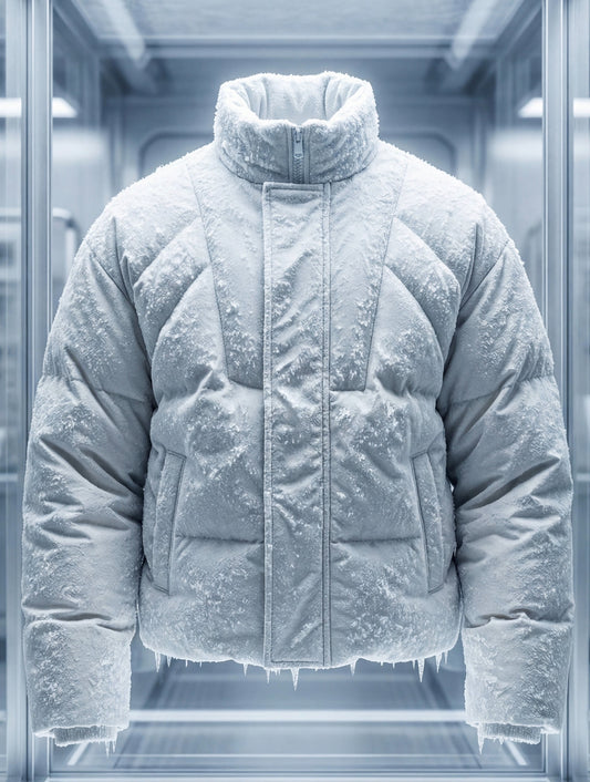 (Kopie) Puffer Jacke mit hohen Kragen