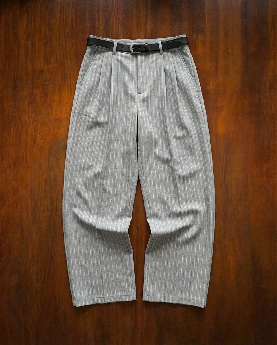 Baggy Gray Smoking Pant