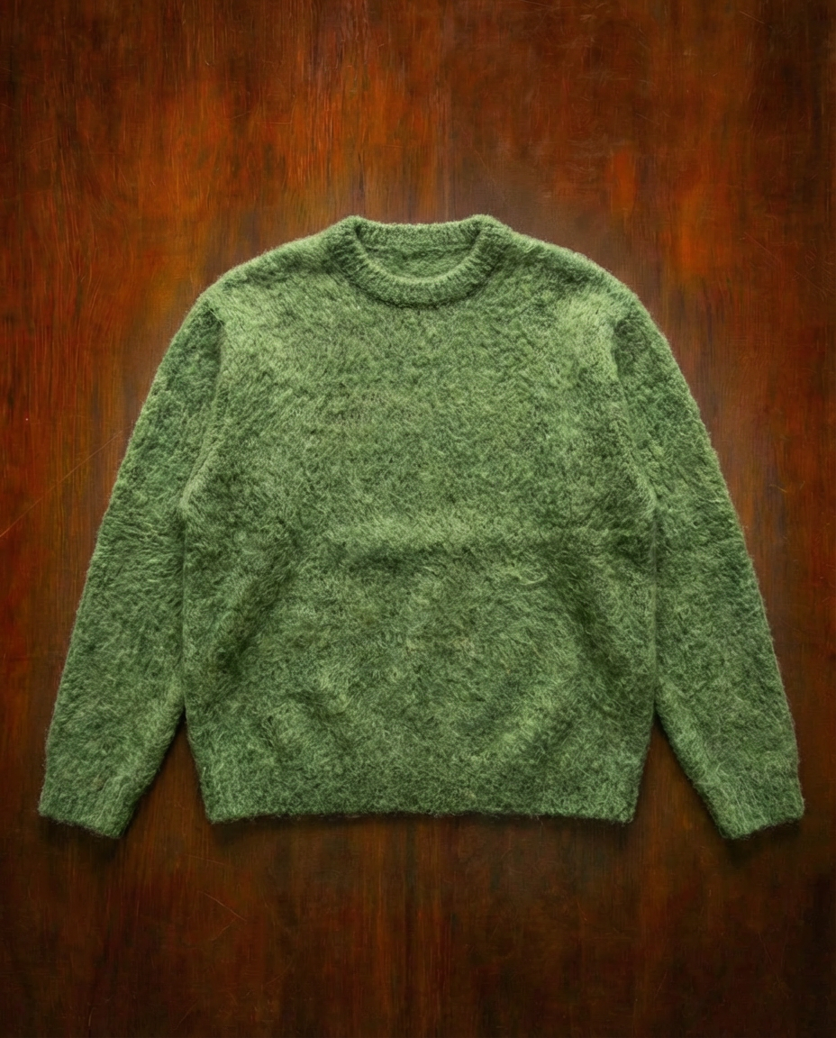 Grinch Green Knit Sweater